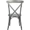 Flash Furniture Advantage Grey X-Back Chair, PK2 X-BACK-GREY-2 - alternate 4